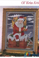 Ol Kriss Kringle by Angela Pullen from Just Cross Stitch November - December 1993 PCS