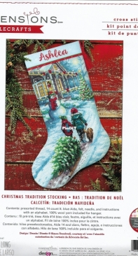 Dimensions - 70-08995 Christmas Tradition Stocking XSD