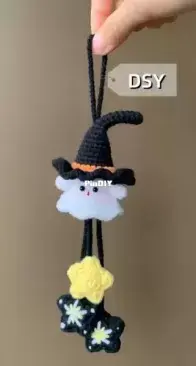 Direct Source Yarn - Kathy Leung - Halloween Ghost Decoration - Free
