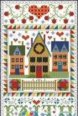 Faith House from Cross Country Stitching June 2010