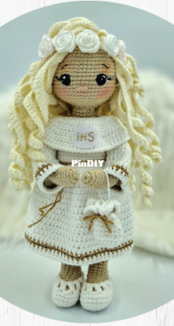Craftly Pattern - Monika Tadewicz - First Holy Communion Doll