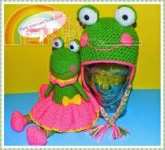 Connie Hughes - Lily Ballerinas Free Frog Hat Pattern- Free