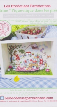 Les Brodeuses Parisiennes LBP - SKMAVP/DIM - Picnic Display Case In The Meadow - Vitrine pique nique dans les pres