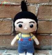 Little Yarn Friends - Rachel Hoe - Lil Agnes from Despicable Me - Free