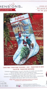 Dimensions 70-08995 Christmas Tradition Stocking
