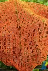 Harvest Basket Shawlette by Joyce Fassbender/HaciMade Knits-Free