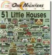 Jeanette Crews Designs - One Nighters 438 - 51 Little Houses PCS