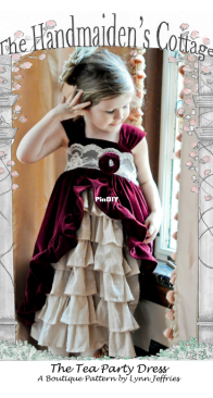 the Handmaidens Cottage - The Tea Party Dress - Sizes 6mo-8y