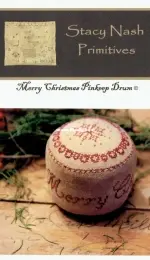 Stacy  Nash Primitives - Merry Christmas Pinkeep Drum