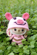 Mao Xian Qiu Mao Qiu - Costume Doll Cat Series - Piglet - Chinese