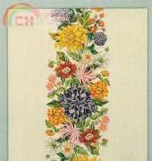Eva Rosenstand 22-268 Dahlias tablerunner