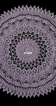 Nelly Klos - Lilac Doily - English