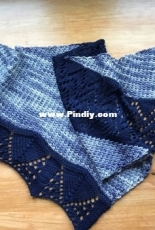 TShirt and Jeans Shawl by Handmade By Zan Designs