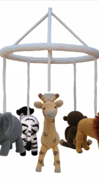 Knitables cot mobile frame - Sarah Gasson