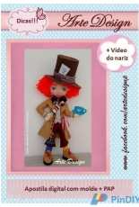 Arte Design -  Mad Hatter - Sheilinha Rodrigues - Portuguese
