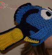 BZ Crochet Design - Regal Tang Fish Hat