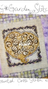 Country Garden Stitchery CGS 112 - Chocolate Swirl by Cathie Richardson