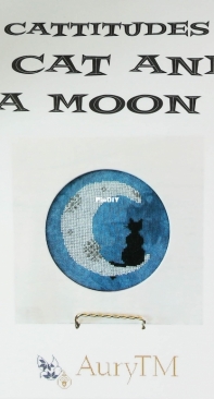 Aury TM - Cattitudes - 1 Cat And A Moon