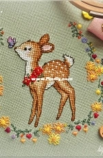 Garden of Miracles - Deer by Elena Dushkina-Shatt
