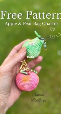 Seynooo Design - Zeynep Bakar - Apple and Pear Bag Charme - Free
