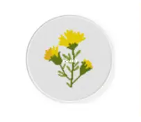 Daily Cross Stitch - Sunshine Flowers