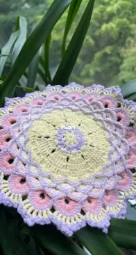 Crochet Coaster-spring