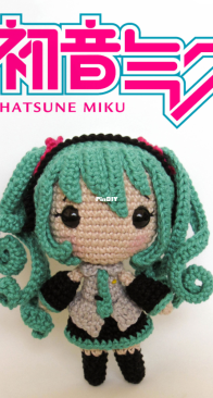 Crochelandia - Rose Nogueira - Hatsune Miku
