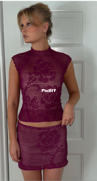 Crochet by Belladonna - Isabella Madsen - Blooming Lace Top