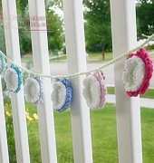 Felted Button - Susan Carlson - Summer Flower Bunting - Free