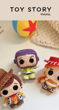 Azulie Croche - Viviane Larangeiras - Toy Story Mini Ebook - Portuguese