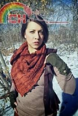 Scaflock Shawl by Rae Gronmark