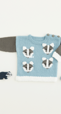 Sirdar Badger Baby/Child Sweater #5449 Free