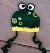 Snappy Tots - Heidi Yates - Ribbitz the Frog Hat