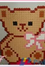 teddy bear iron bead