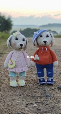 Helga Toys - Kuzhko Volha - Zack and Chloe Dogs
