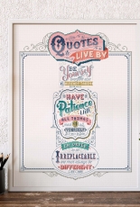 Stitchrovia - Quotes to Live By Charity SAL by Emma Congdon - Release 3 of 9
