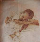 Baby on the hand