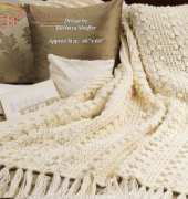 Leisure Arts - Barbara Shaffer - Alluring Fisherman Afghan