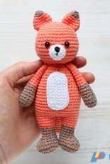 Amigurumi Today - Unknown Designer - Cuddle Me Fox- Hungarian - Translated - Free