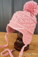 Kirsten Holloway Designs - Kristen Holloway - Le Via En Rose Earflap Hat - Free