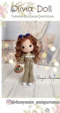 Dünyanın Amigurumisi - Bilgenur Çamtosun - Olivia Doll - Turkish