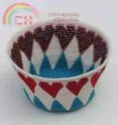 Carol Ventura - Lovely Reversible Tapestry Crochet Basket - Free