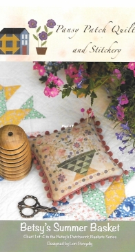 Pansy Patch Quilts and Stitchery - PPQS019 - Betsys Summer Basket by Lori Pengelly