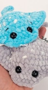 Affordable Cuteness - Theresas Crochet Shop - Rory the Plush Ray