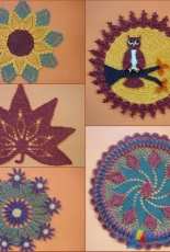 Bella Crochet - Elizabeth Ann White - Autumn Lace Doilies