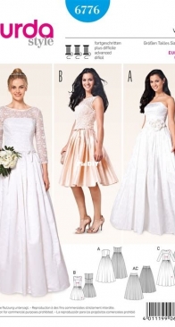 Burda 6776 - Dress - multilingual