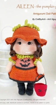 Craft by Anh / A Tiny Corner Us - Anh Van Nguyen - Aileen the Pumpkin Girl