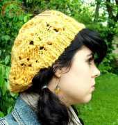Vine Lace Beret... The Sexy Knitter