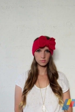 iKNITS - Big Bow Headband Ver. 1 by Christine Rosen - Free