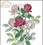 Delicate Delight Rose Bouquet by Lesley Teare from Cross Stitch Gold 90